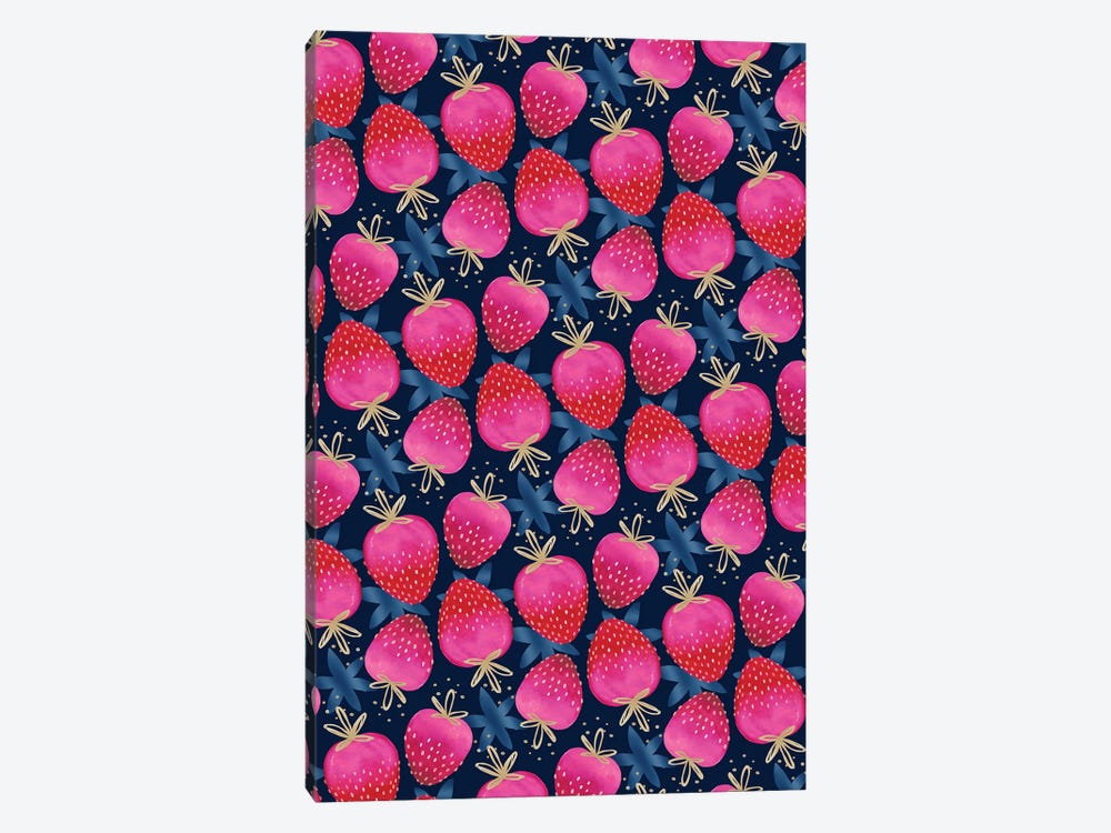Ombre Strawberries by Jo Taylor 1-piece Canvas Print
