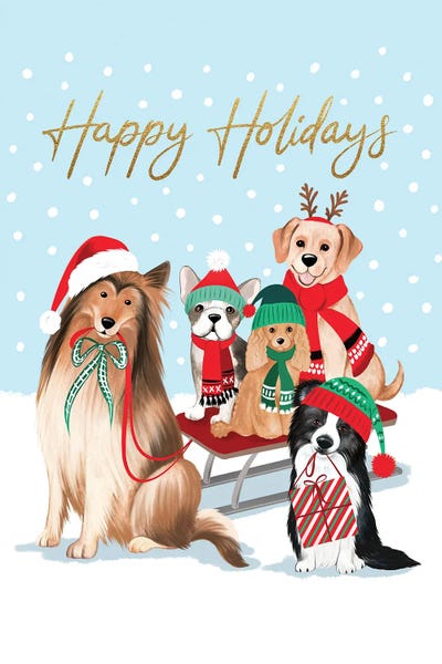 Spaniels: Happy Holidays by Jo Taylor
