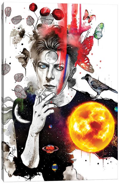 David Bowie Canvas Art Print - Jon Santus