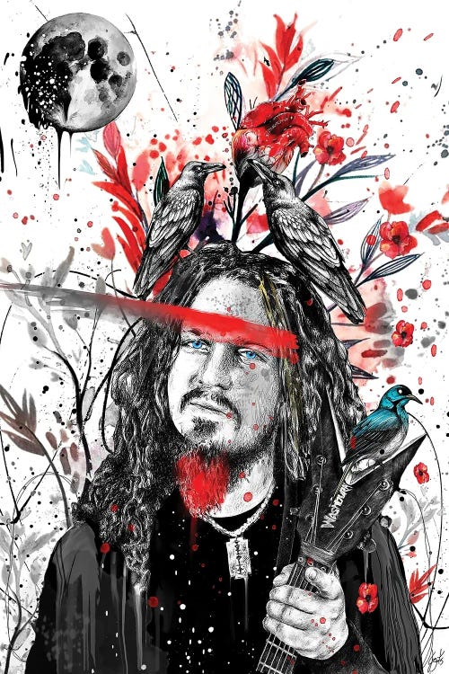 Dimebag Darrell by Jon Santus wall art