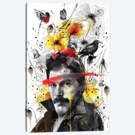 Freddie - Queen Canvas Print #JOU20} by Jon Santus Canvas Print