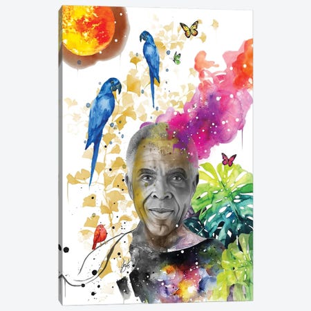 Gilberto Gil Canvas Print #JOU22} by Jon Santus Canvas Print