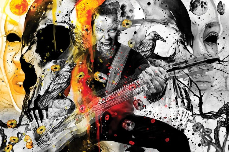 James - Metallica by Jon Santus wall art