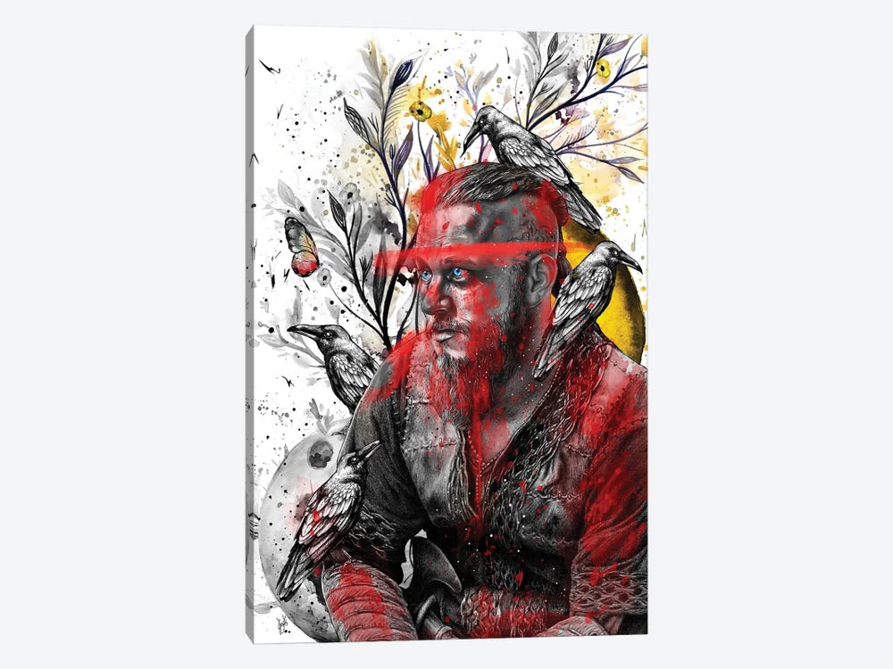 Ragnar Lodbrok by Jon Santus 1-piece Canvas Wall Art