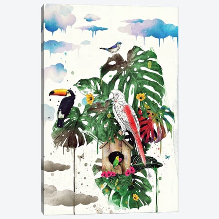 Celestial Aviary - Lucid Dreams Series Canvas Print #JOU44} by Jon Santus Canvas Art