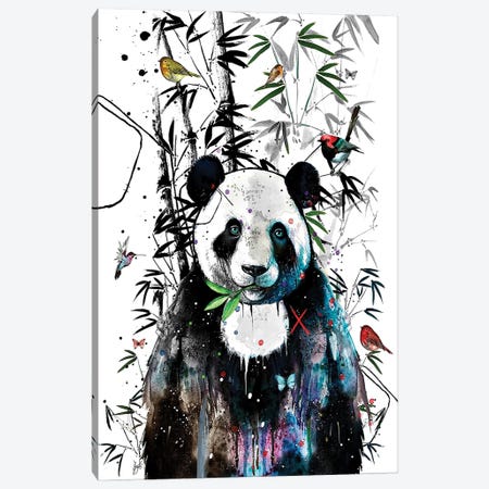 Giant Panda - Lucid Dreams Series Canvas Print #JOU48} by Jon Santus Art Print