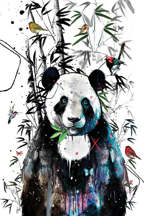 Giant Panda - Lucid Dreams Series by Jon Santus wall art