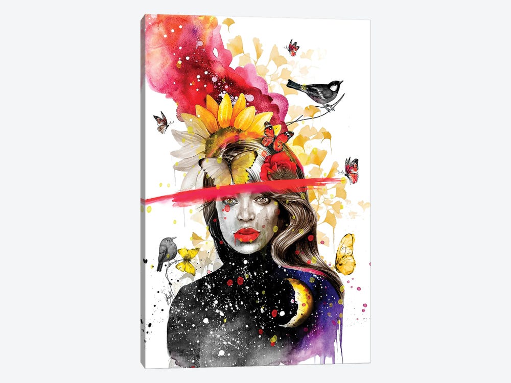 Beyonce by Jon Santus 1-piece Canvas Print