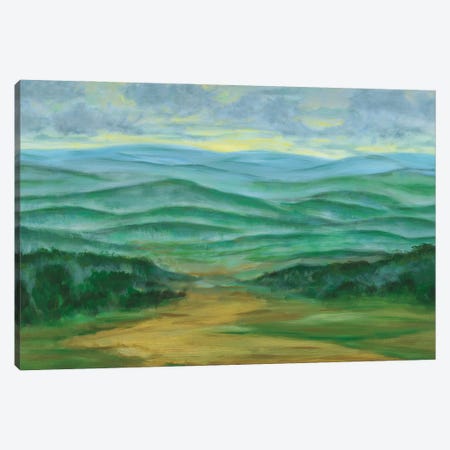Misty Mountain View I Canvas Print #JOY18} by Julie Joy Canvas Art