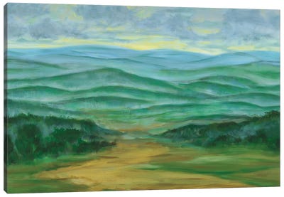 Misty Mountain View I Canvas Art Print