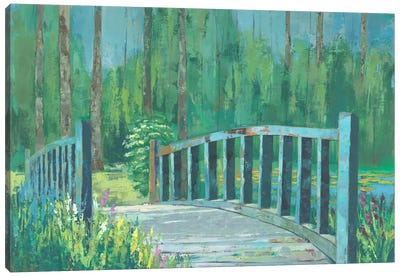 A River Crossing I Canvas Art Print
