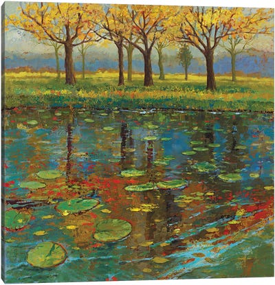 Shimmering Spring I Canvas Art Print - Artists Like Monet