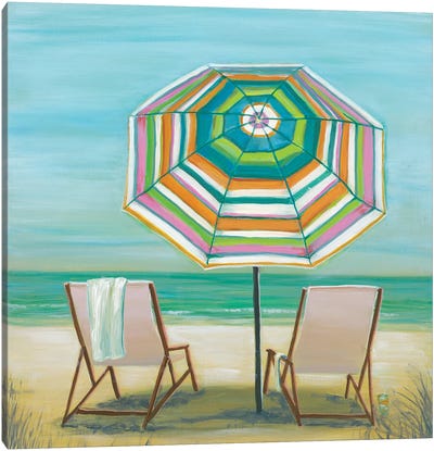 Two By The Sea I Canvas Art Print