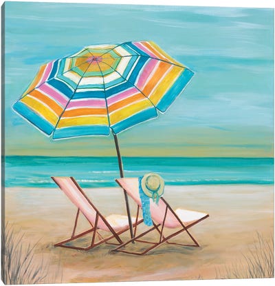 Two By The Sea II Canvas Art Print