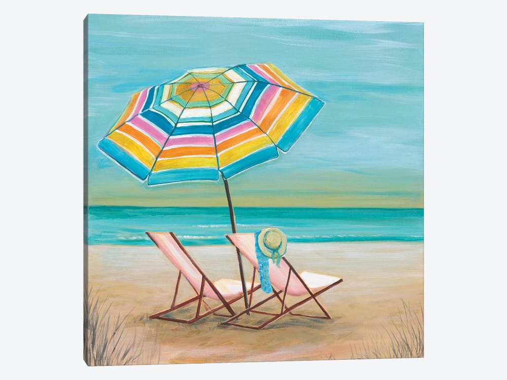 Two By The Sea II by Julie Joy 1-piece Canvas Wall Art
