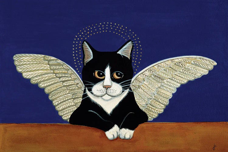 Angel Cat by Jan Panico wall art
