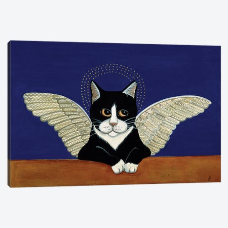 Angel Cat Canvas Print #JPA8} by Jan Panico Canvas Art