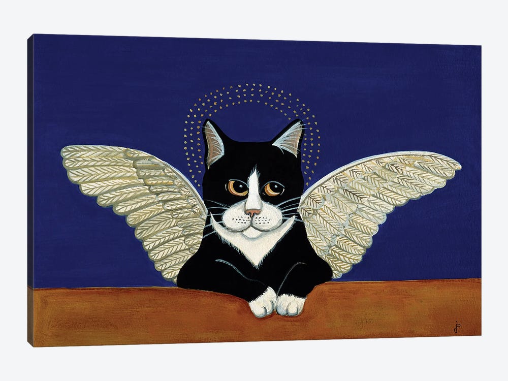 Angel Cat by Jan Panico 1-piece Canvas Artwork
