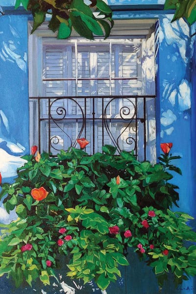 Ombres et Lumières: The Blue Window (Charleston) by Jean Paul Courchia