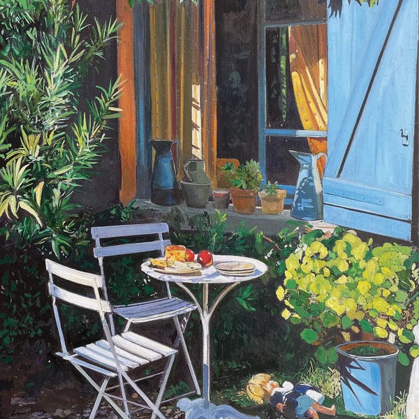 A Place For You: The Table In Front Of The Window by Jean Paul Courchia