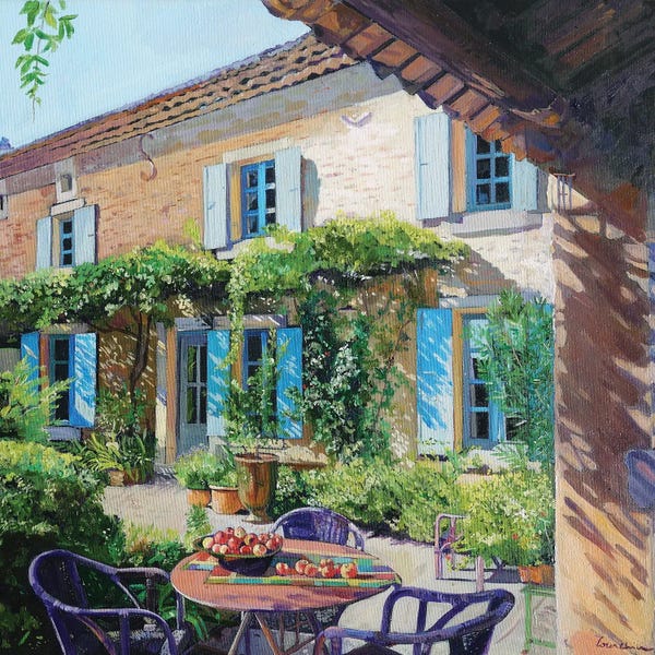 Ombres et Lumières: The Apple Terrace by Jean Paul Courchia