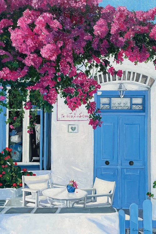 Beneath The Bougainvillea by Jean Paul Courchia wall art