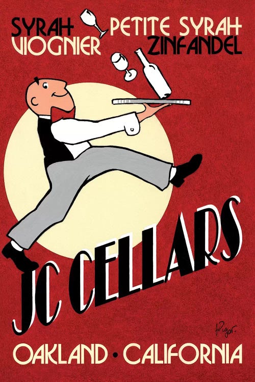 JC Cellars Vintage Advertisement