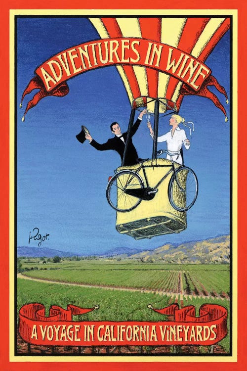 Adventures In Wine by Jean-Pierre Got wall art