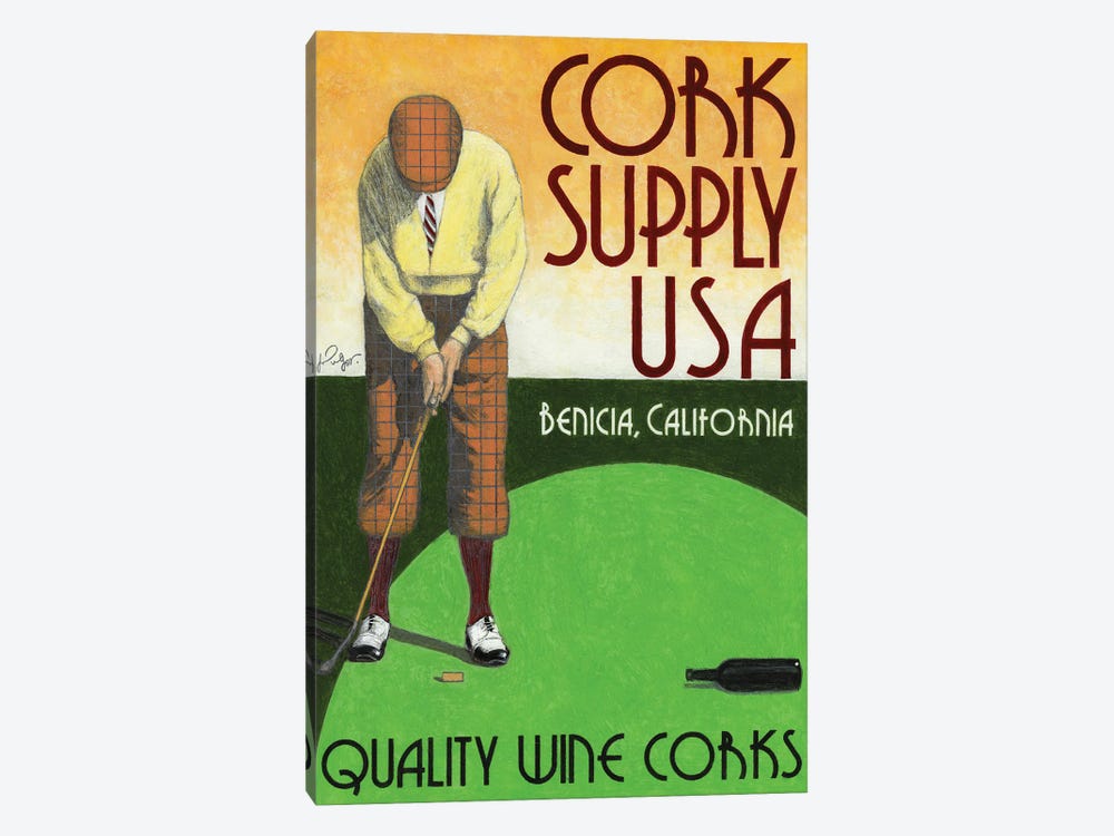 Cork Supply Vintage Advertisement 1-piece Canvas Wall Art