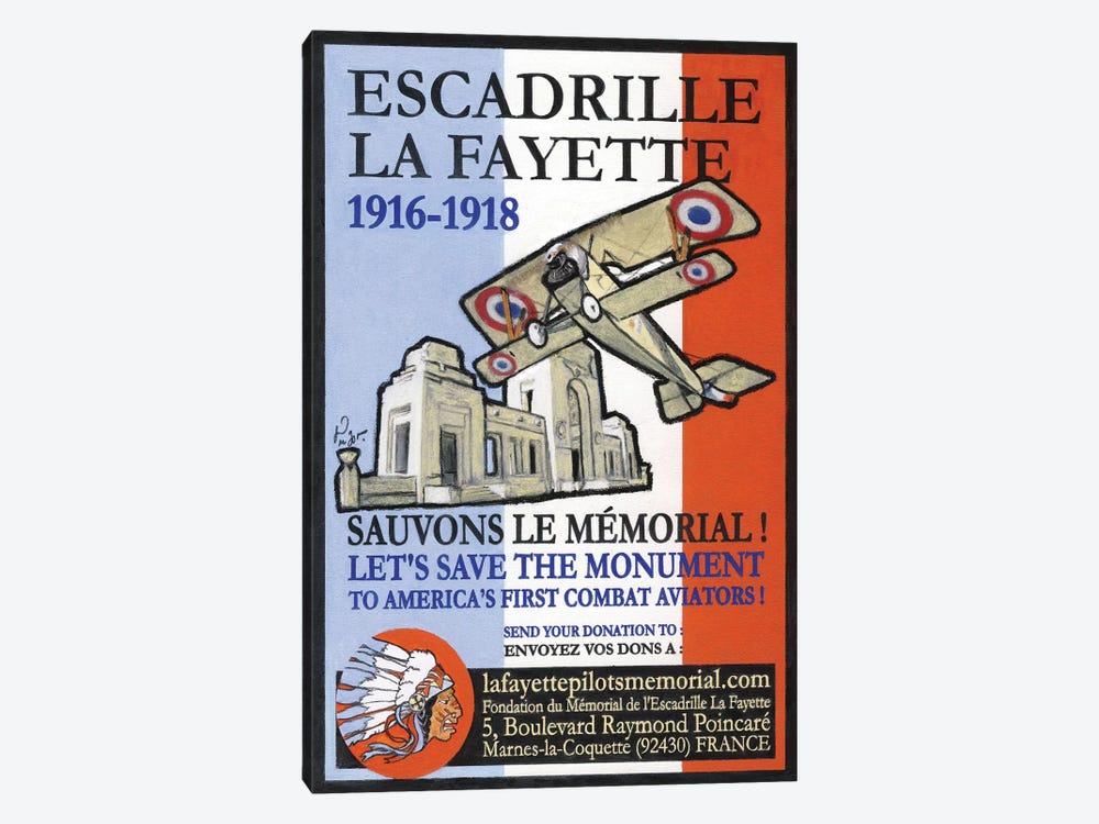 Escadrille De Lafayette by Jean-Pierre Got 1-piece Art Print