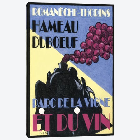 Hameau Duboeuf Viticulture Theme Park Vintage Advertisement Canvas Print #JPG9} by Jean-Pierre Got Canvas Art