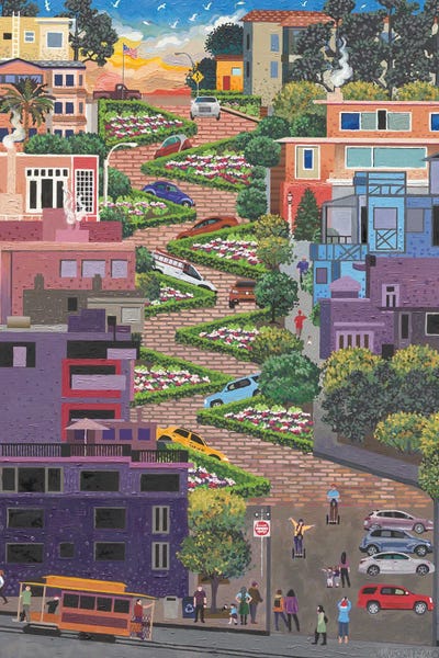 American Décor: Lombard Street by Julie Pace Hoff