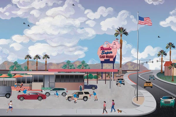 Streets: Talk'n Bout The Pink Elephant Car Wash by Julie Pace Hoff