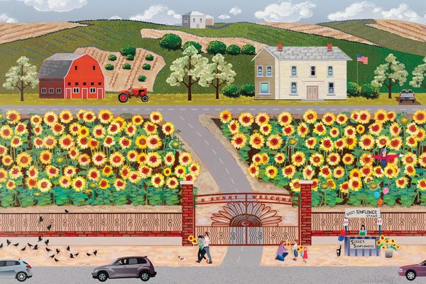 American Décor: Sunflower Farm by Julie Pace Hoff