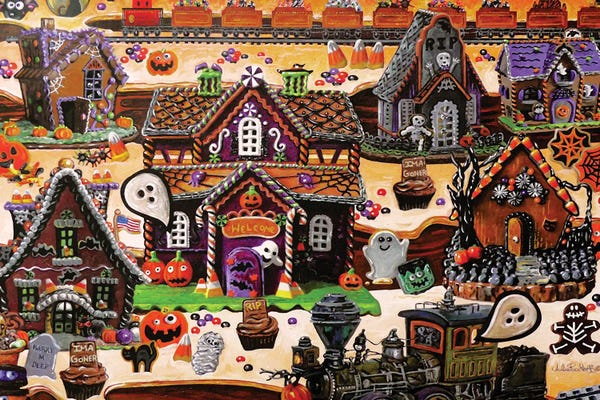 Julie Pace Hoff: Halloween Haunted Cookie Town by Julie Pace Hoff