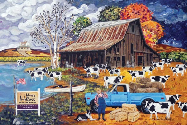 Julie Pace Hoff: Papa Jr's Barn by Julie Pace Hoff