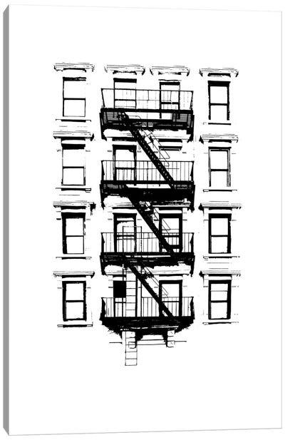 NYC In Pure B&W XII Canvas Art Print