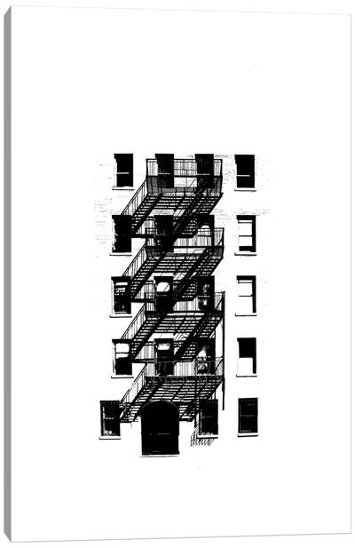 NYC In Pure B&W XIII Canvas Art Print