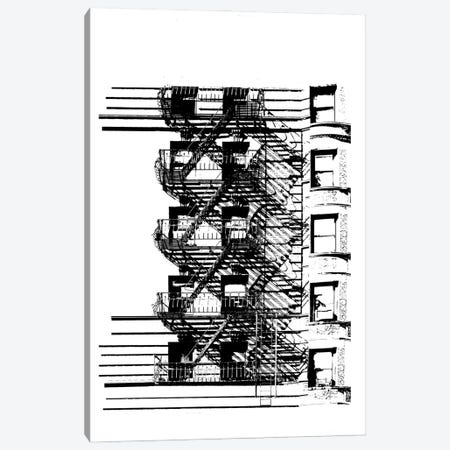 NYC In Pure B&W XV Canvas Print #JPI15} by Jeff Pica Canvas Wall Art