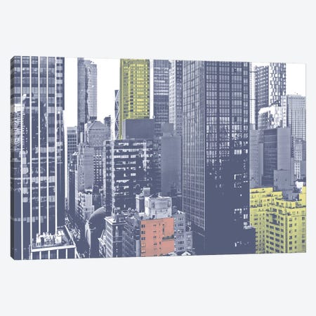 Pastel NYC III Canvas Print #JPI22} by Jeff Pica Canvas Wall Art
