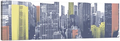 Pastel NYC Panorama Canvas Art Print