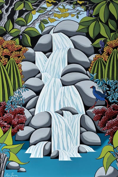 I Can't Believe It's Not Digital: Pukeko Haven by Lisa Jepson