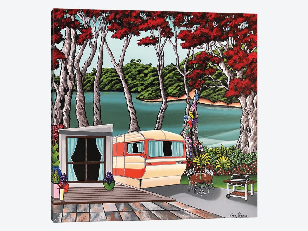 Chillin By The River by Lisa Jepson 1-piece Canvas Art
