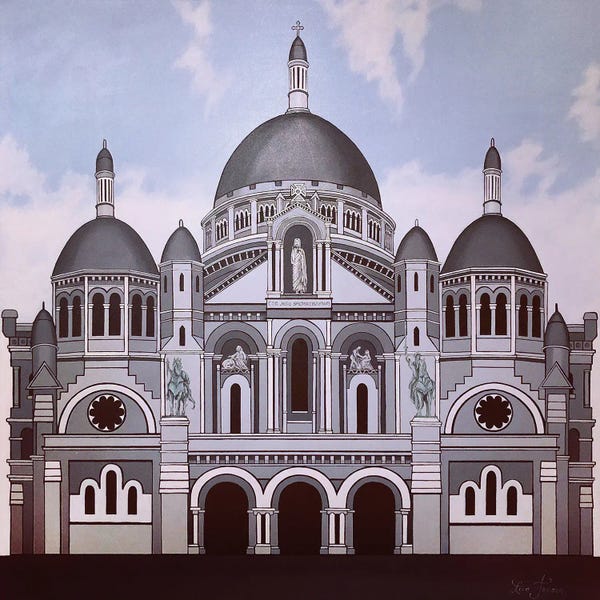Artful Architecture: Sacre-Coeur Basilica by Lisa Jepson