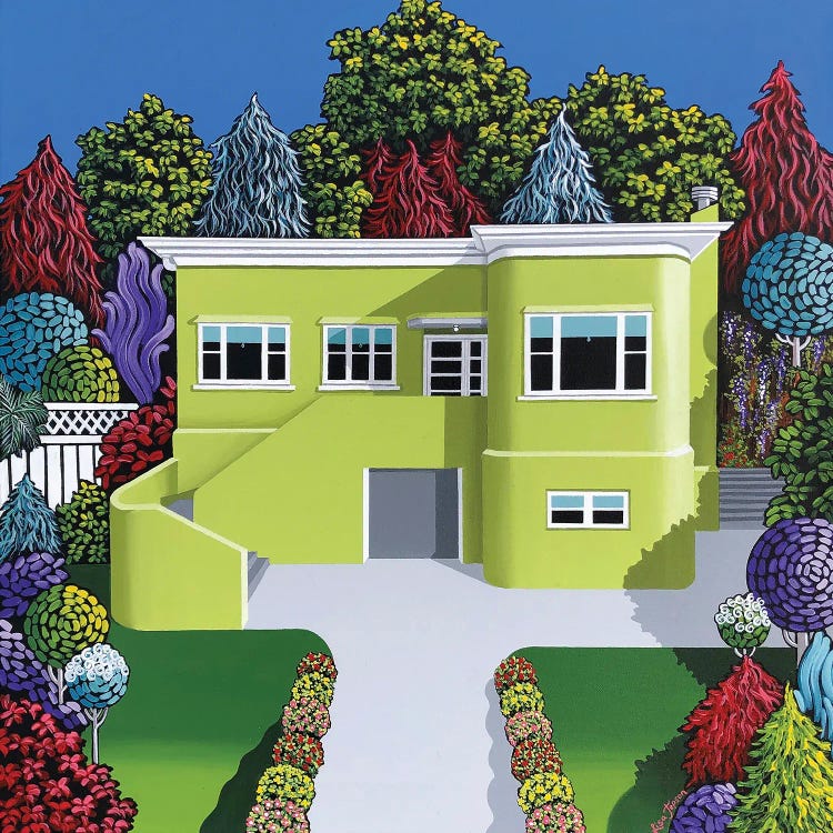 The Green Deco by Lisa Jepson wall art