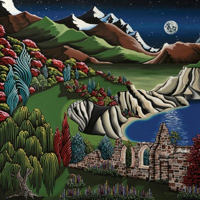 The Miners Haunt by Lisa Jepson metal wall art