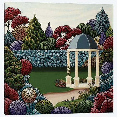 Backyard Oasis Canvas Print #JPN31} by Lisa Jepson Canvas Art