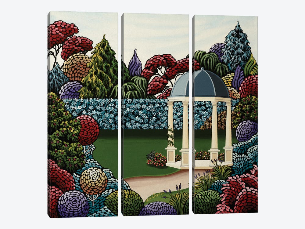 Backyard Oasis by Lisa Jepson 3-piece Canvas Wall Art