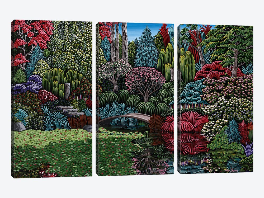 Eden's Garden by Lisa Jepson 3-piece Canvas Print