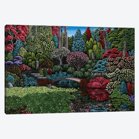 Eden's Garden Canvas Print #JPN34} by Lisa Jepson Art Print